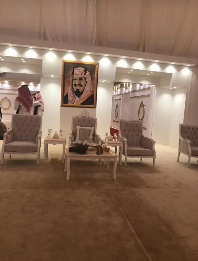 نتشرف للمرة الثانية بتجهيز الجناح الملكي داخل مخيم بالدرعية.